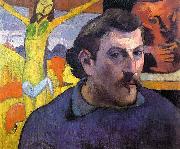 Paul Gauguin Self Portrait with Yellow Christ china oil painting reproduction